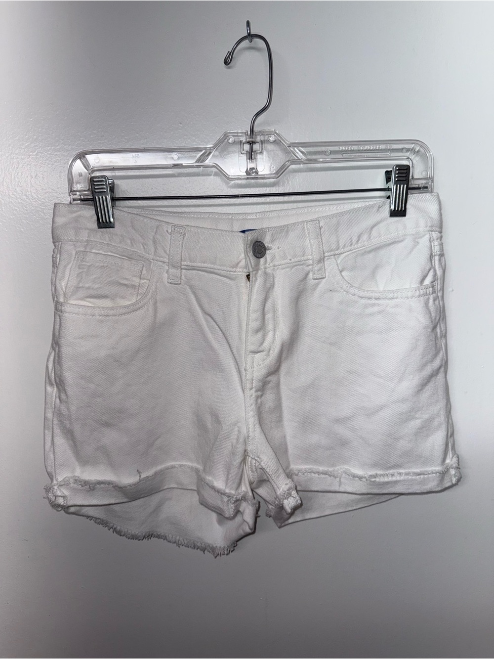 White Women's Denim Shorts - Classic Summer Style